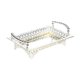 thumbnail image 4 of Bandeja rectangular para servir, frutero, bandeja para mostrador de cocina, elegante para servir para comedor, dormitorio, baño, pastel, maquillaje Plata, 4 of 9