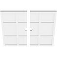 thumbnail image 2 of 22"OD x 2"ID x 7 1/2"C x 1"P Rubik Architectural Grade PVC Contemporary Ceiling Medallion, Two Piece, 2 of 11