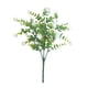 thumbnail image 3 of Arreglo floral con ramo de rosas de eucalipto artificial de 7 ramas Blanco, 3 of 7
