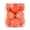 Orange, variant on Multi-color Plastic Christmas Hanging Baubles Ball Ornaments, 12 Count (1.18")