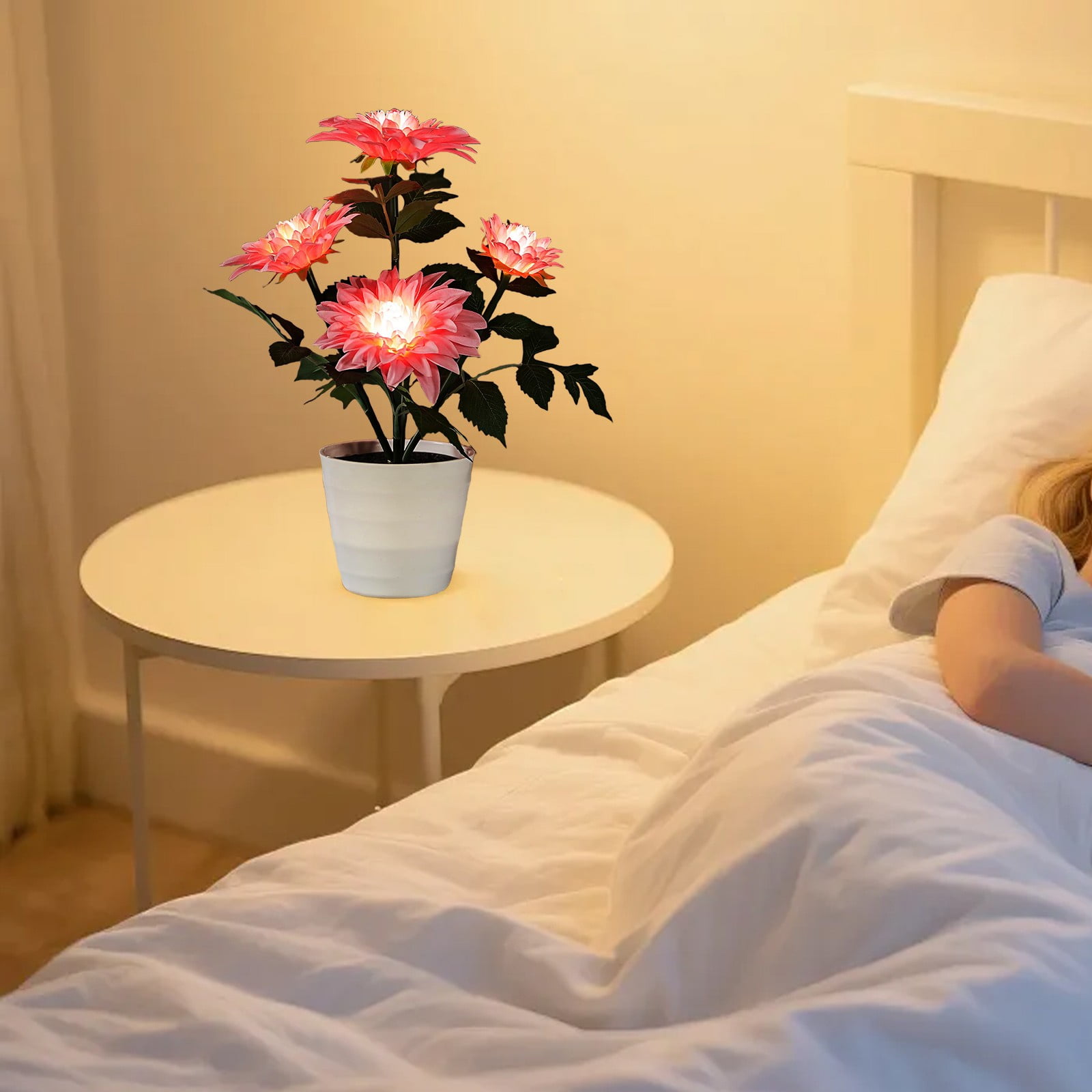 Hydrangea Lamp for Womens Gifts, Christmas Birthday Gifts for Women Mom Granddaughter Girlfriend Friend Wife Her Anniversary Birthday, Bedroom Bar Coffee Shop Hydrangea Night Light Flower Lamp Decor