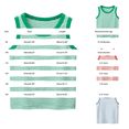 thumbnail image 3 of Girls Summer Crop Tank Tops 𝐘2k Striped Sleeveless Camisole Top Teen Girls Slim Fit Aesthetic Dance Toddler Boys Undershirts, 3 of 5