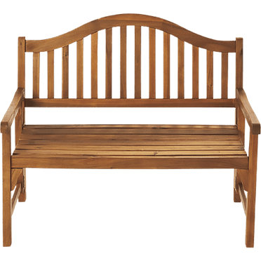 Foldable Acacia Wood Garden Bench, 4-Foot Indoor Outdoor Wooden Porch, Patio, & Park Seating, 48" Wide, Teak Color