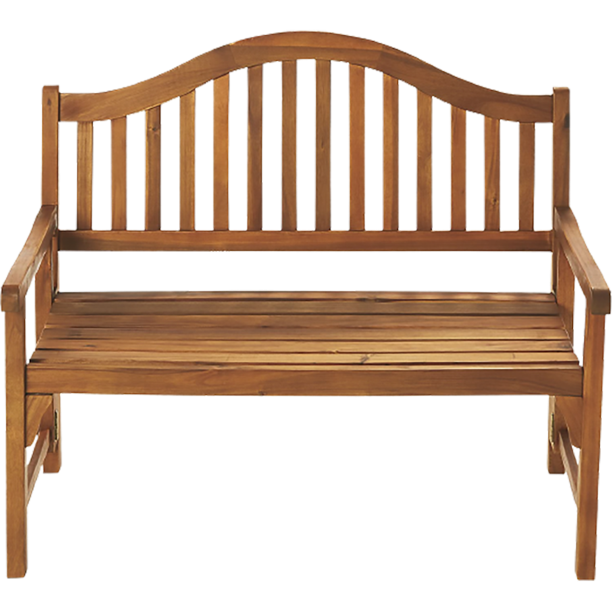 Foldable Acacia Wood Garden Bench, 4Foot Indoor Outdoor Wooden Porch