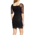 thumbnail image 3 of 1.STATE Womens Ruched Sleeve Bodycon Dress, Black, Medium, 3 of 4