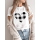 thumbnail image 1 of Camiseta con estampado de estrella de árbol para mujer, ropa de tendencia de los 90, Feliz Navidad, vacaciones, Año Nuevo, 2025, 1 of 5
