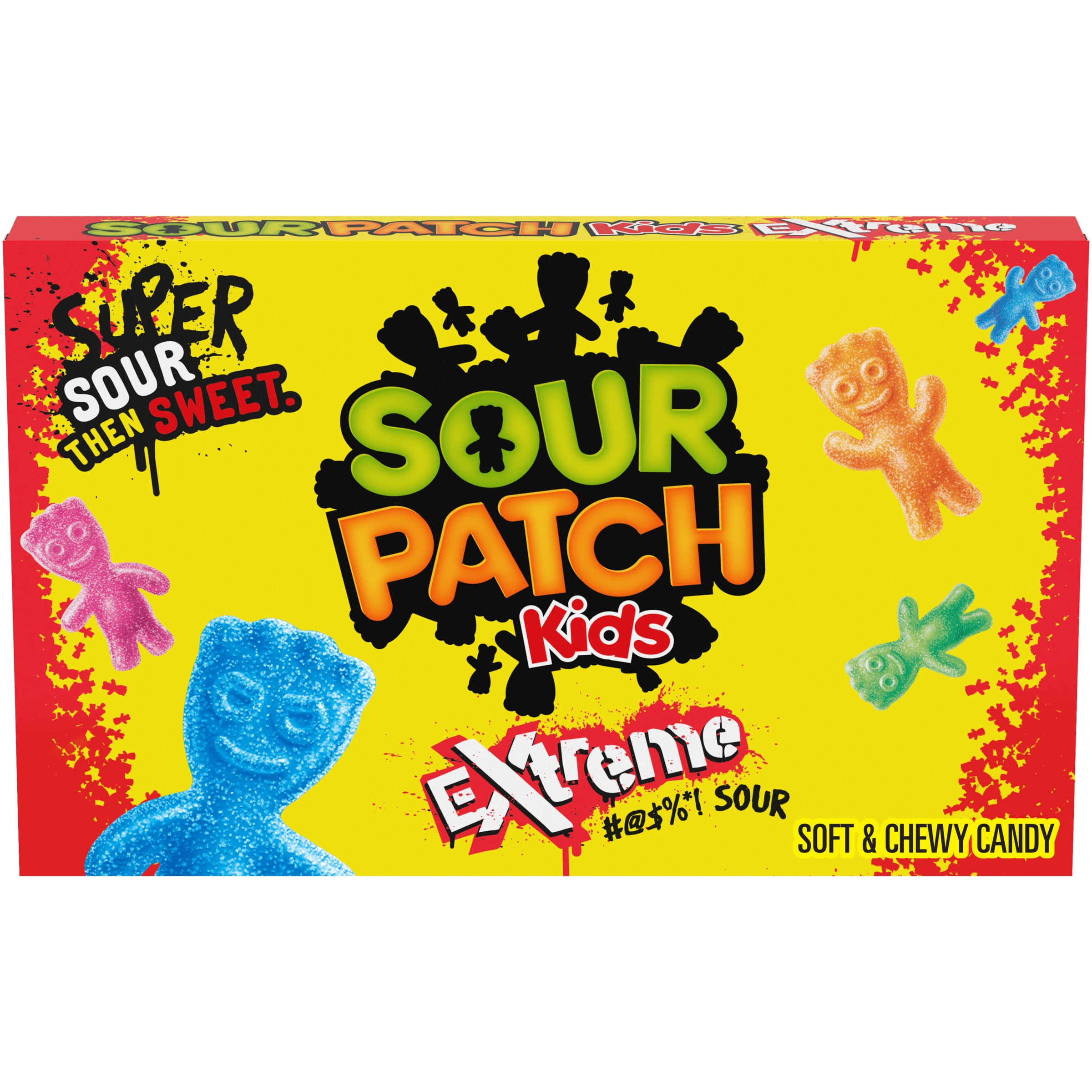 (2 pack) SOUR PATCH KIDS Extreme Sour Soft & Chewy Candy, 3.5 oz Box