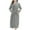 Gray, variant on RQYYD Womens Bathrobe Ladies Fleece Plush Warm Long Robes Fleece Nightgown Sleepwear 2026