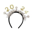 thumbnail image 2 of Diadema Yuyangstore para el cabello plata de Feliz Año Nuevo 2024, 2 of 8