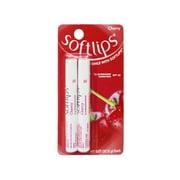 6 Twin-Packs Softlips Lip Protectant Balm, Sunscreen SPF 20, Cherry