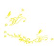 thumbnail image 1 of Speravity Pegatina de flor para carrocería de coche, pegatinas impresas, adorno para coche, accesorios para coche, decoración Exterior Universal, adorno Automoción decorativa y accesorios Amarillo Speravity VI016890-04, 1 of 6