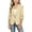 ZA-Yellow-mkosplrt kids jackets, variant on 4-15 Years Girls Solid Pleated 3/4 Sleeve Blazer Button Front Casual Jacket with Pockets Lightweight for School