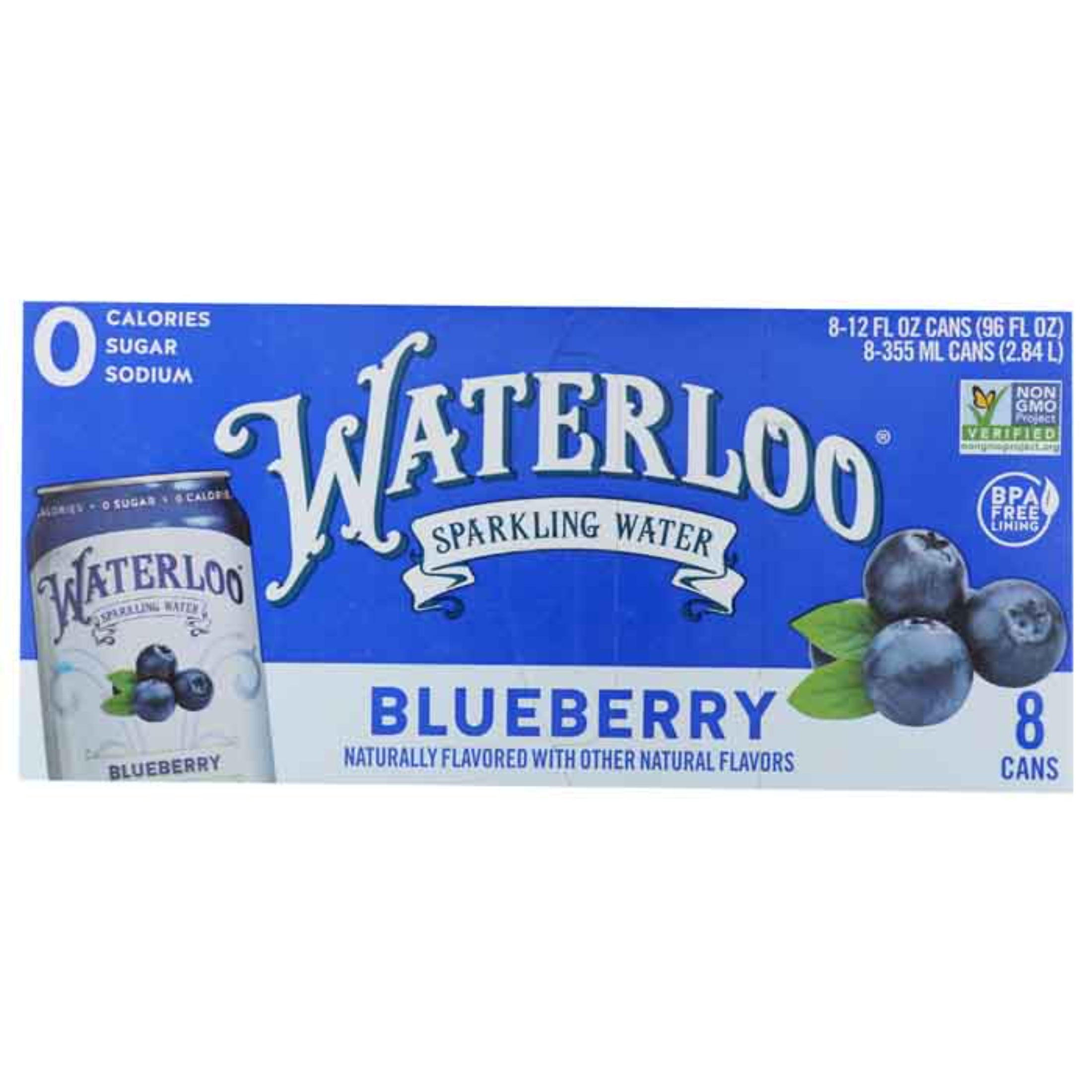 Sparkling Water Blueberry Lemonade, 8Pk Pack of 3