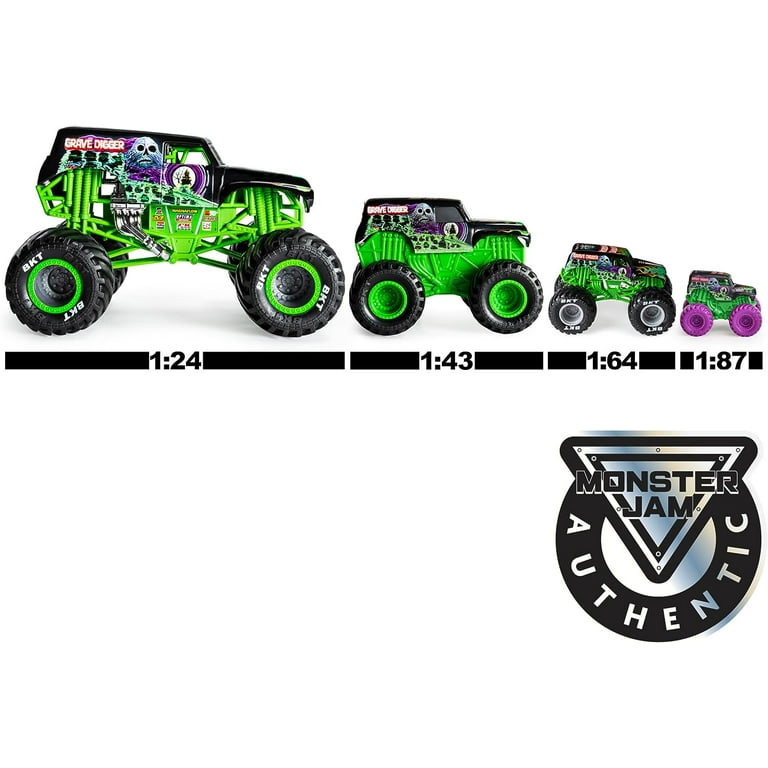 Monster Jam Official Sparkle Smash Toy Monster Truck with Monster Jam Official Sparkle Smash Toy Monster Truck with