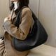 thumbnail image 2 of Woven Leather Hobo Bag for Women, Top-handle Shoulder Tote Bag Large Capacity Woven Handbag Underarm Bag Shopper Travel Bags, 2 of 5