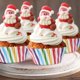 thumbnail image 3 of Revestimientos para cupcakes estándar con forro de papel de aluminio a rayas, tazas multicolor para hornear, taza de molino de viento arcoíris, 200 unidades WD.WDQZL Hogar, 3 of 3