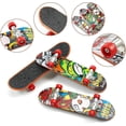 thumbnail image 5 of 10 Pieces Mini Skateboards Finger Skate Fingerboard Toy Fingertip Movement Board For Adults Boys Girls, Random Pattern, 5 of 5