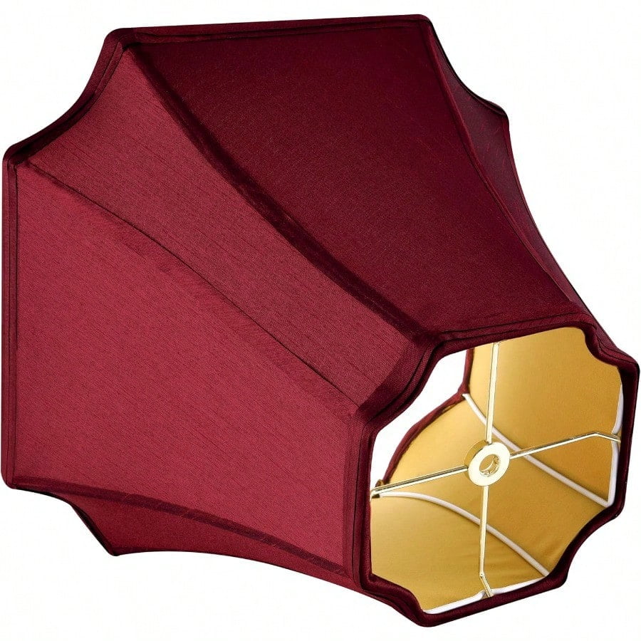 13.2 Medium Bury Lampshades RedSquare Cut Corner Lamp Shades for Floor and Table Lamps 6.5x13.2x10.6 Bury Natural Lampshade Replacement Easy Assembly Required Set of 2