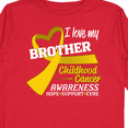 thumbnail image 4 of Inktastic I Love my Brother Childhood Cancer Awareness- Hope, Support, Cure Boys or Girls Long Sleeve Toddler T-Shirt, 4 of 5