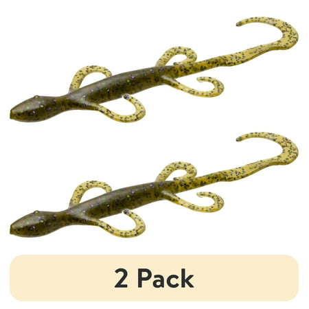 (2 pack) Zoom Lizard Fishing Bait Watermelon Candy 6" 9-pack Soft Baits