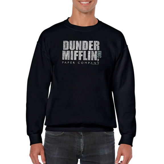 Dunder Mifflin Paper Co Sweatshirt Men The Office, Male Medium