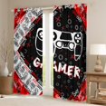 thumbnail image 2 of Homewish Gamepads Gamer Blackout Curtains Set of 2 (52x84 Each) For Female Men Teens,Video Game Window Curtains,Abstract Game Curtains and Drapes,Ultra Soft Home Decor, 2 of 6