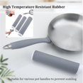 thumbnail image 3 of Kitchen Pot Pan Handle Saucepan Holder Sleeve Heat Insulation Slip Silicone Cover Grip, 3 of 5