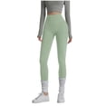 thumbnail image 5 of Jalioing High Waist Leggings Womens Stretchy Workout Tights Solid Color Full Length Yoga Workout Leggings S-3XL, 5 of 8