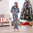 thumbnail image 7 of FORMRS Onesies Pajama for Adults Unisex Hoodie Winter Jumpsuit One Piece Sleepwear, Sizes S-2XL, Vibrant Ocean Pattern, 7 of 7