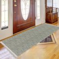 thumbnail image 6 of Ottomanson Machine Washable Cotton 2x5 Flatweave Runner Rug for Bedroom, 20" x 59", Brown/Beige Wicker Weave, 6 of 10