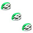 thumbnail image 3 of mmirethe 22hole Bike Helmet Breathable Sports Shock Absorption Adjustable Riding Cycling Detachable Visors Safety Hat Green White L 3Set, 3 of 6