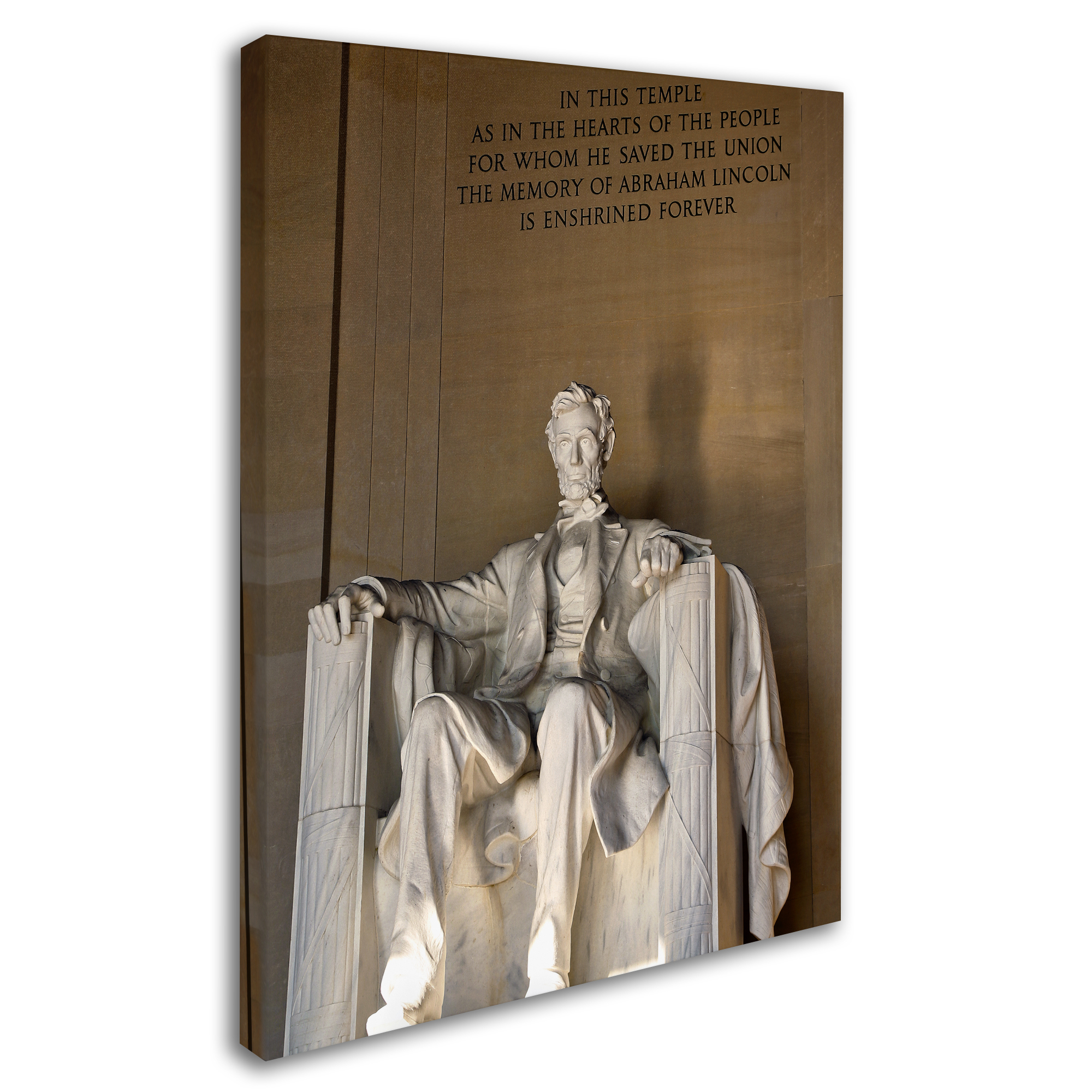Trademark Fine Art "Lincoln Memorial 2" Canvas Art by CATeyes