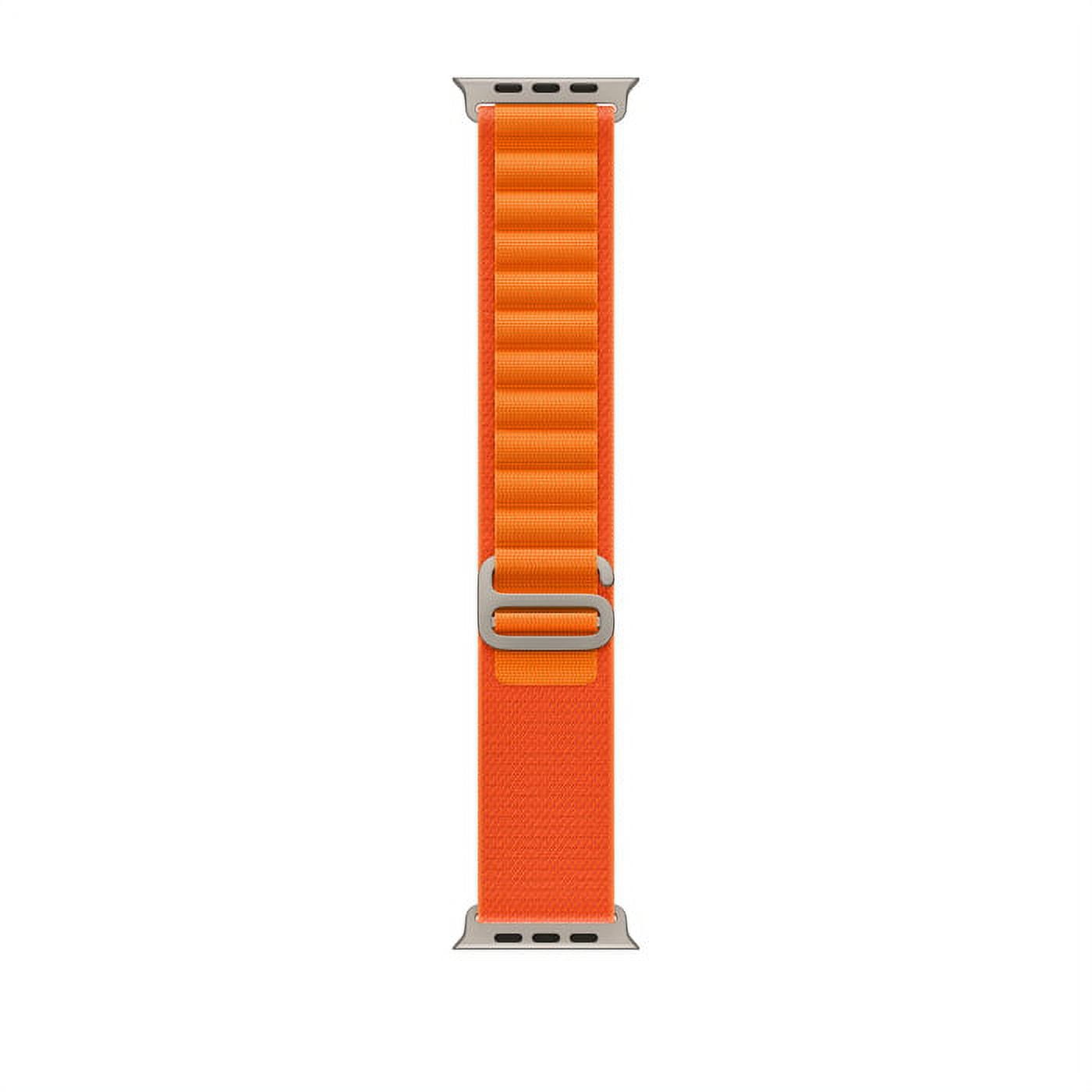 Apple Watch Ultra GPS + Cellular 49mm Titanium Case with Orange Alpine Loop, 36 Hour Battery Life, 1 Each, 1, 1