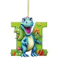 thumbnail image 1 of TQEHS Dinosaurio navideño acrílico 26 letras dinosaurio navideño cubierta candelabro letras A adorno acrílico para cadena L7P8 adornos Z P1I2, 1 of 6