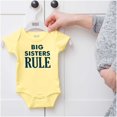 thumbnail image 5 of Big Sister Rule Older Sis Family Love Bodysuit Jumper Girls Infant Baby Brisco Brands 12M, 5 of 6