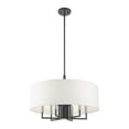thumbnail image 2 of 49376-76 Livex Lighting Meridian - 7 Light Pendant in Modern Style - 24 Inches wide by 18.5 Inches high-Scandinavian Gray Finish    -Traditional, 2 of 9