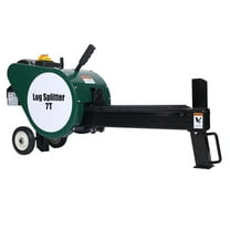 Electric Log Splitter 7 Ton - Double Flywheel, 2HP, Portable Firewood Splitter, 18 Inch Log Capacity