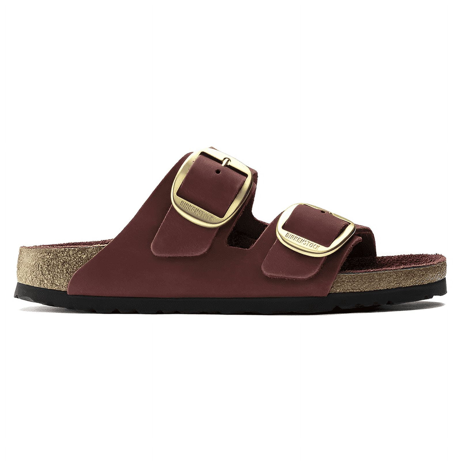 Birkenstock Arizona Big Buckle Narrow Leather Sandal, 38, Red