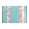 thumbnail image 3 of Candy Stripe Pattern 63''x48'' Plush Memory Foam Bath Mat, Soft, Absorbent, Non Slip, Durable, 3 of 7