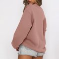thumbnail image 3 of Chandails à Capuchon de Mode pour Femmes 2023 Manches Longues Décontractées Col Rond Imprimé Chandails en Molleton Hauts Blouse 50 % de Rabais Liquidation Costumes Halloween/noël, 3 of 6