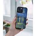thumbnail image 5 of WIRESTER Shockproof Soft Rubber Cover Case for Apple iPhone 15 Pro Max 6.7" 2023 (NOT FIT Apple iPhone 15 Pro 6.1" 2023), Starry Night Over The Rhone, 5 of 5