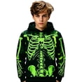 thumbnail image 5 of HNMKIU Boys Halloween Skeleton Top Soft Comfortable Kids T-Shirt With Graphic for Toddlers Children, 5 of 5