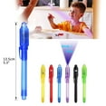 thumbnail image 5 of Colorful Invisible Ink Pen Money Tester with UV Light Built-in Cell Batteries Xmas Party Gift Supplies, 5 of 12