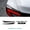 Black, variant on Real Soft Carbon Fiber Sticker For Subaru WRX/WRX STI 2022 2023 2024 LHD RHD Car Rear Tail Light Eyebrow Cover Trim Accessories.