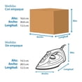 thumbnail image 4 of Plancha de Vapor Atvio Tanque de 300ml Azul, 4 of 4