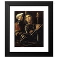 thumbnail image 2 of Giorgione 15x18 Black Modern Framed Museum Art Print Titled - The ‘Gattamelata’. Man in Armour with a Squire (1501-1502), 2 of 5
