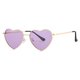 thumbnail image 1 of Gafas de Sol Polarizadas con Forma de Corazón para Mujer Gleyemor Doradas, 1 of 7