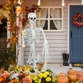 thumbnail image 5 of 7.8ft/240cm Halloween Giant Skeleton Poseable Large Full Body Skeleton with Movable Joints for Indoor Outdoor Halloween Decor, 5 of 16