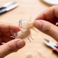 thumbnail image 6 of Dog Hair Storage Keychain, Clear Puppy Shaped Pet Fur Keepsake Capsule Pendant, Portable Pet Hair Memorial Holder Key Ring, Sentimental Gift for Dog Lovers, 6 of 8