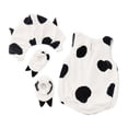thumbnail image 3 of WOYY Baby Boys Cow Romper Outfits Animal Sleeveless Bodysuit Hat Stockings Clothes Set, 3 of 8